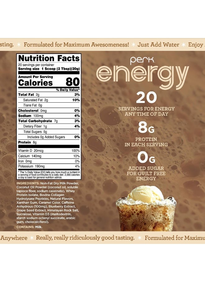 Perk Energy Original Root Beer Freeze Flavored