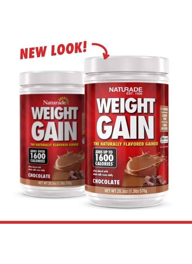 All-Natural Weight Gain Instant Nutrition Drink Mix, Chocolate, 20.3 Ounce