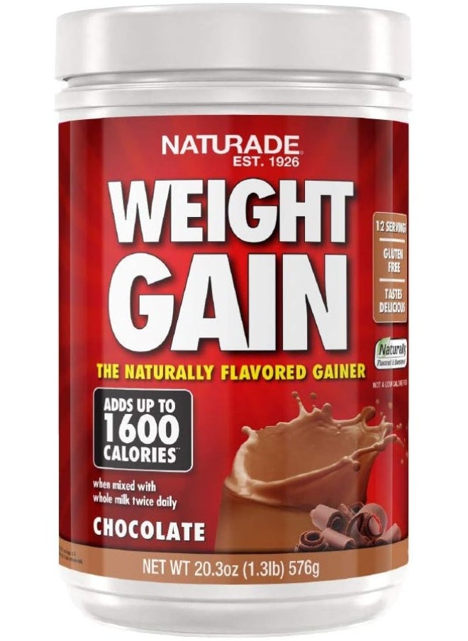 All-Natural Weight Gain Instant Nutrition Drink Mix, Chocolate, 20.3 Ounce