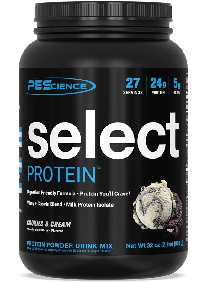 - Select Protein - Whey & Casein Protein Powder Supplement Blend - 27 Servings (Cookies N' Cream)