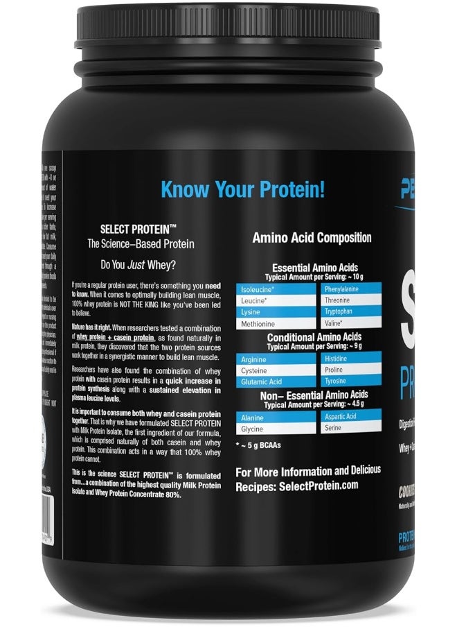 - Select Protein - Whey & Casein Protein Powder Supplement Blend - 27 Servings (Cookies N' Cream)