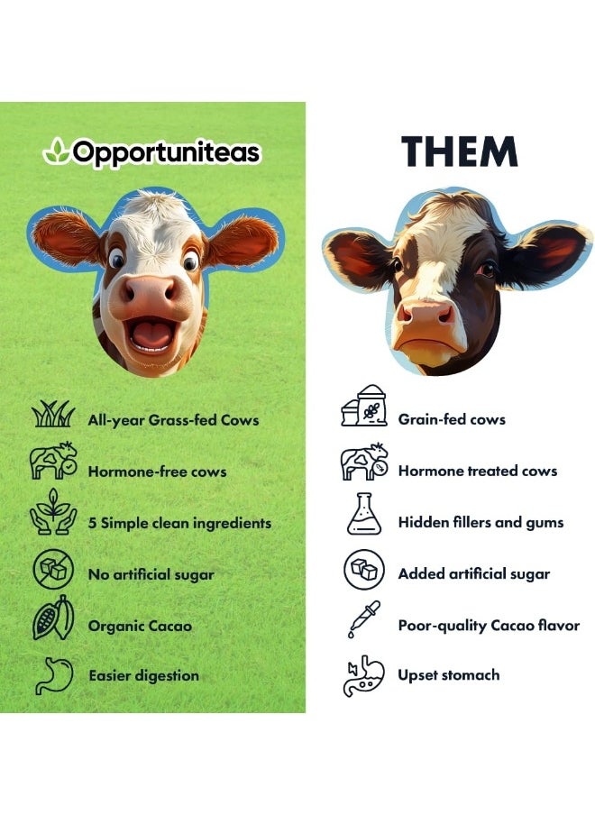 Grass Fed Chocolate Whey Protein Isolate Powder