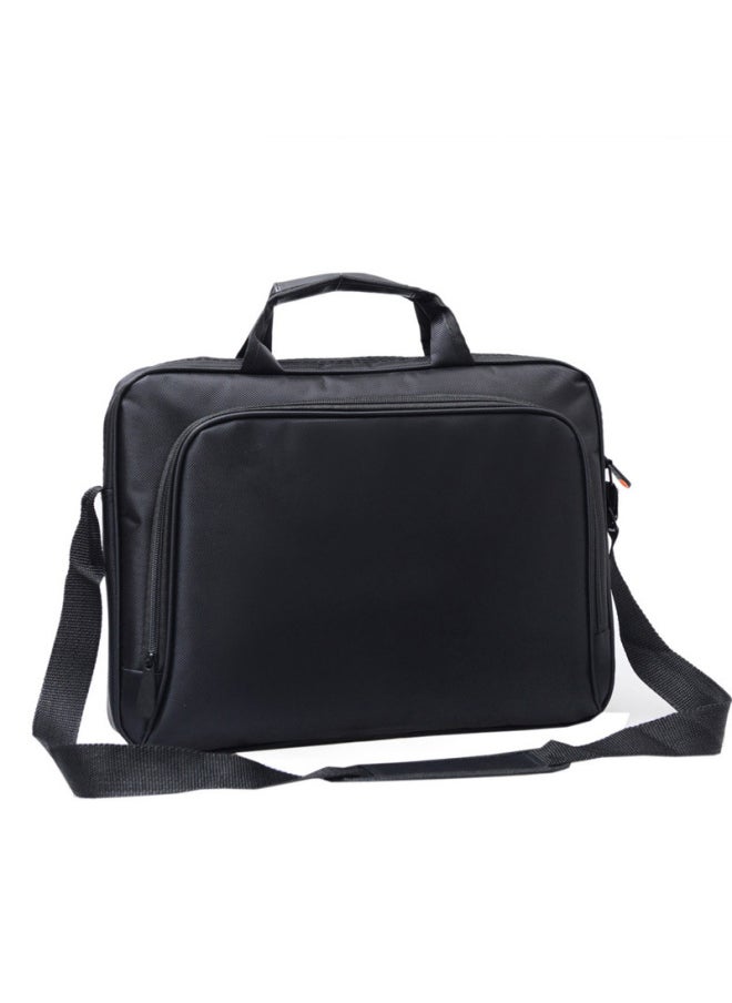 Large Capacity Computer Bag Portable Single Shoulder Slant Cross 15.6 Inch 17 Inch Business Document Computer Bag-Dimensions:15.6-inch Thick