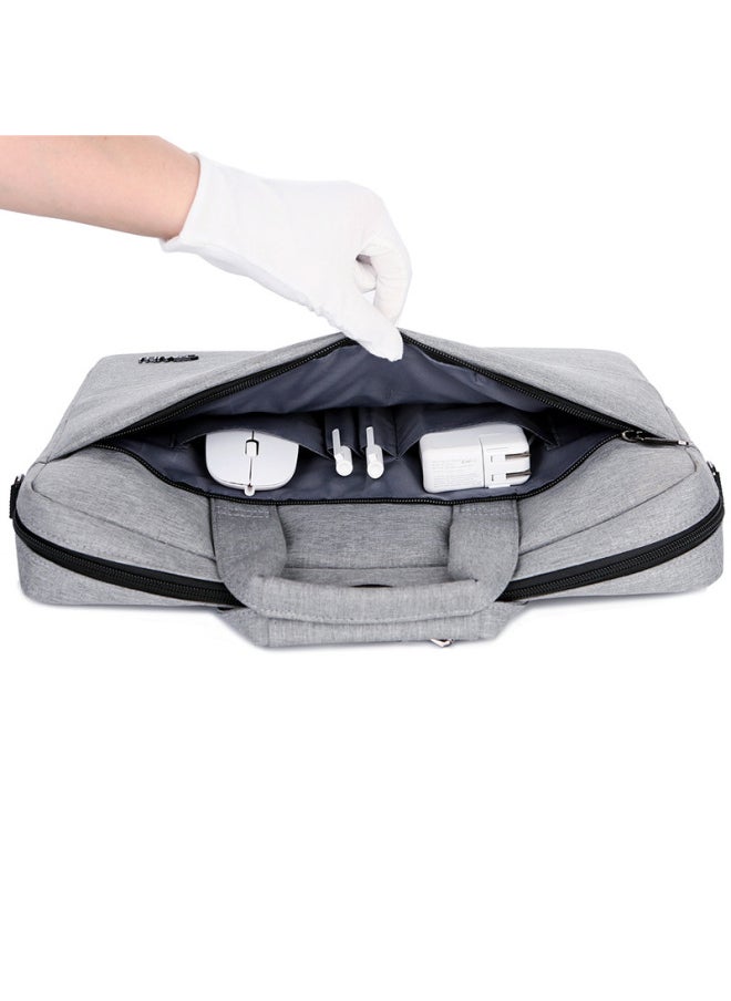 Lang Li Laptop Bag 13.3 Inch Notebook Bag 14 Female 15.6 Male 17.3 Inch Liner Bag-Color:Thin Blue-Dimensions:13 Inch