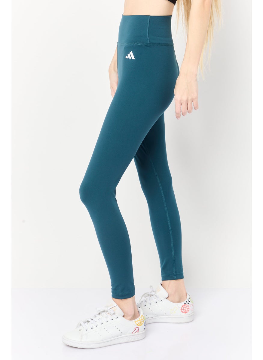 Women Sportswear Fit Training Leggings, Dark Green