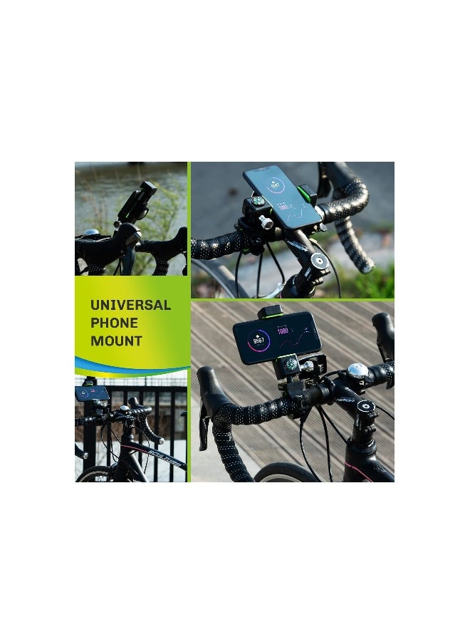 Bike Phone Mount, Bicycle & Motorcycle Handlebar Cell Phone Holder,  Mountain & Road Bicycle Handlebar Holder, Universal with 360° Fit  for iPhone and more 4.7