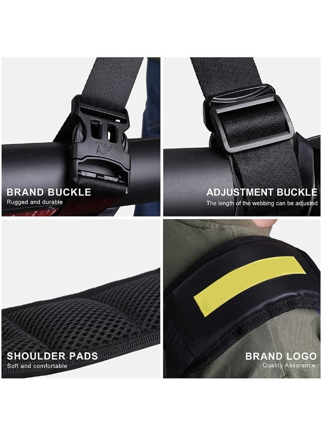 Kick Scooter Shoulder Strap Carrying Strap for Kids Bike Electric Scooter Foldable Bicycle Adjustable Strap Easy Travel