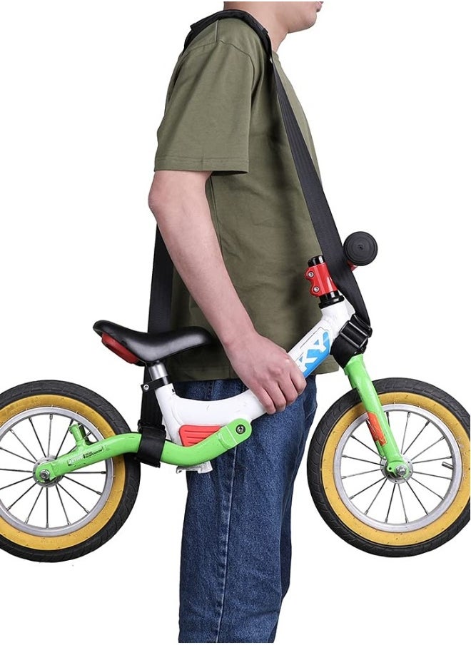 Kick Scooter Shoulder Strap Carrying Strap for Kids Bike Electric Scooter Foldable Bicycle Adjustable Strap Easy Travel