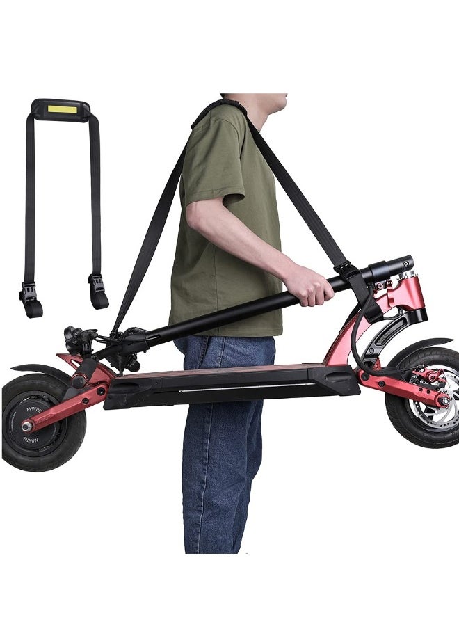 Kick Scooter Shoulder Strap Carrying Strap for Kids Bike Electric Scooter Foldable Bicycle Adjustable Strap Easy Travel