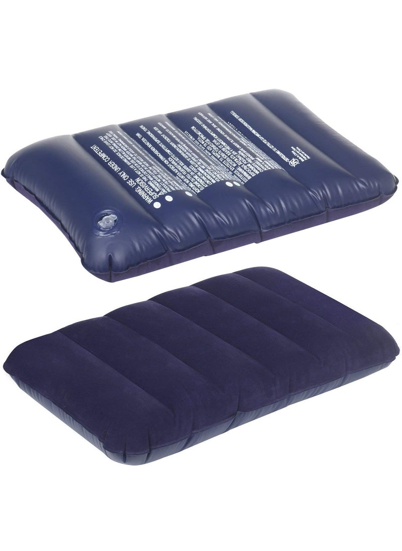 INTELLIE Trade Ventures Polyester Air Pillow Camping Ultralight Portable Ergonomic Pillow Air Cushion Backpacking Pillow Soft Comfortable Air Inflatable Travel Pillow