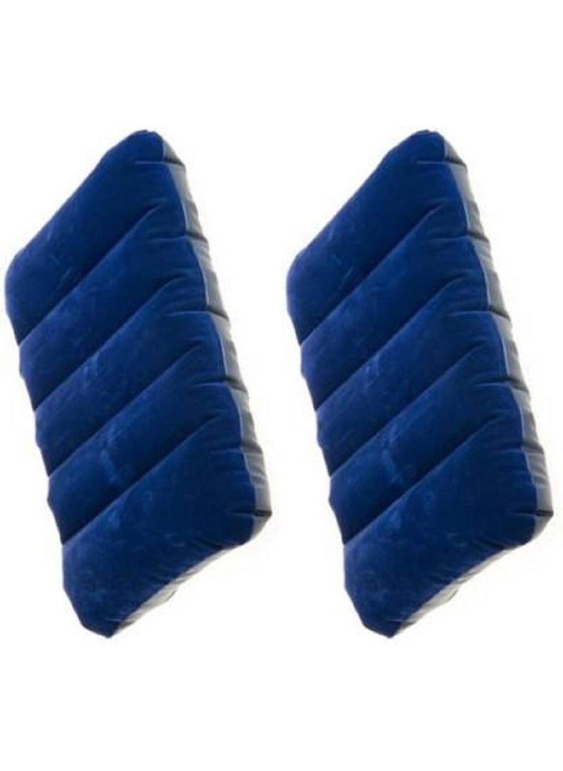 CHERRYLAND Air Pillow Camping Air Pillow Ultralight Portable Ergonomic Pillow Air Cushion Sleeping Bag Backpacking Pillow Soft Comfortable Air Inflatable Travel Pillow Pack of 2