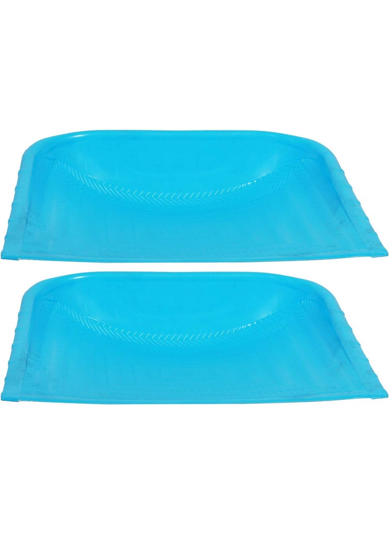 Samruddhi Plastic Multipurpose Sup 44 cm x 11 cm x 41 cm Blue Pack of 2