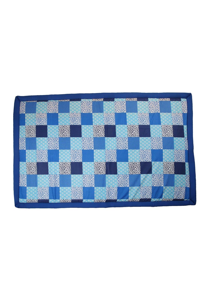 KALA DARSHAN CRAFTS BAZAAR Foldable Mat Korai River Grass Chatai 121 X 198 cm Product Magic with 30MM Soft Foam Comfert Mattress