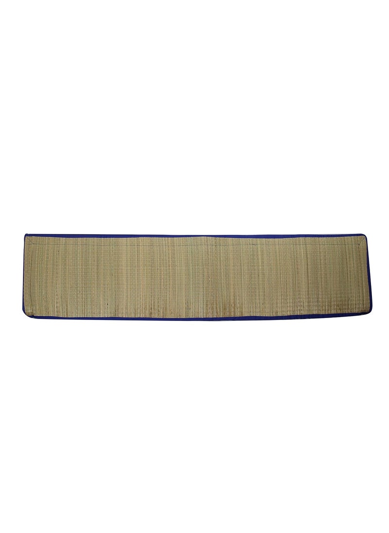 KALA DARSHAN CRAFTS BAZAAR Foldable Mat Korai River Grass Chatai 91 X 198 cm Product Magic with 30MM Soft Foam Comfert Mattress