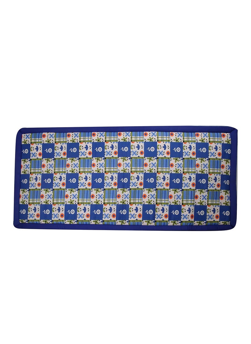 KALA DARSHAN CRAFTS BAZAAR Foldable Mat Korai River Grass Chatai 91 X 198 cm Product Magic with 30MM Soft Foam Comfert Mattress