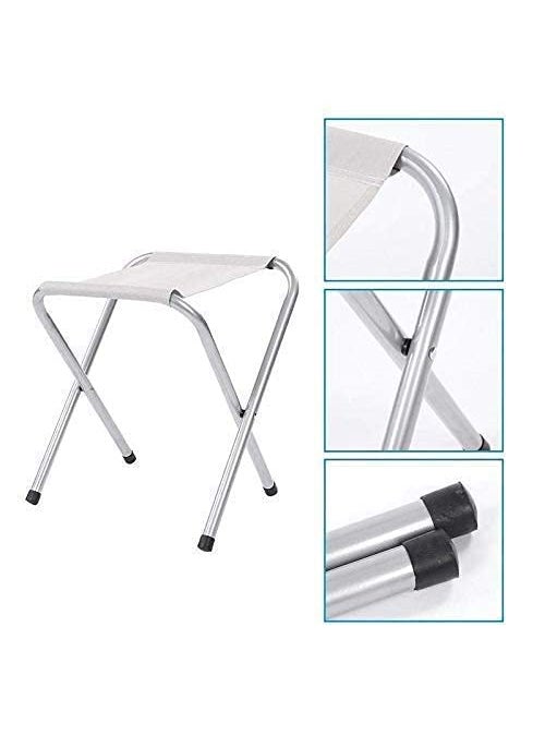 HETVIN Portable Folding Camping Stool for Travelling Hiking BBQ Fishing Chair Picnic Lawn Patio Beach Stool for Adults Lightweight Outdoor Collapsible Camp Stool Barbecue Sitting Garden Stool