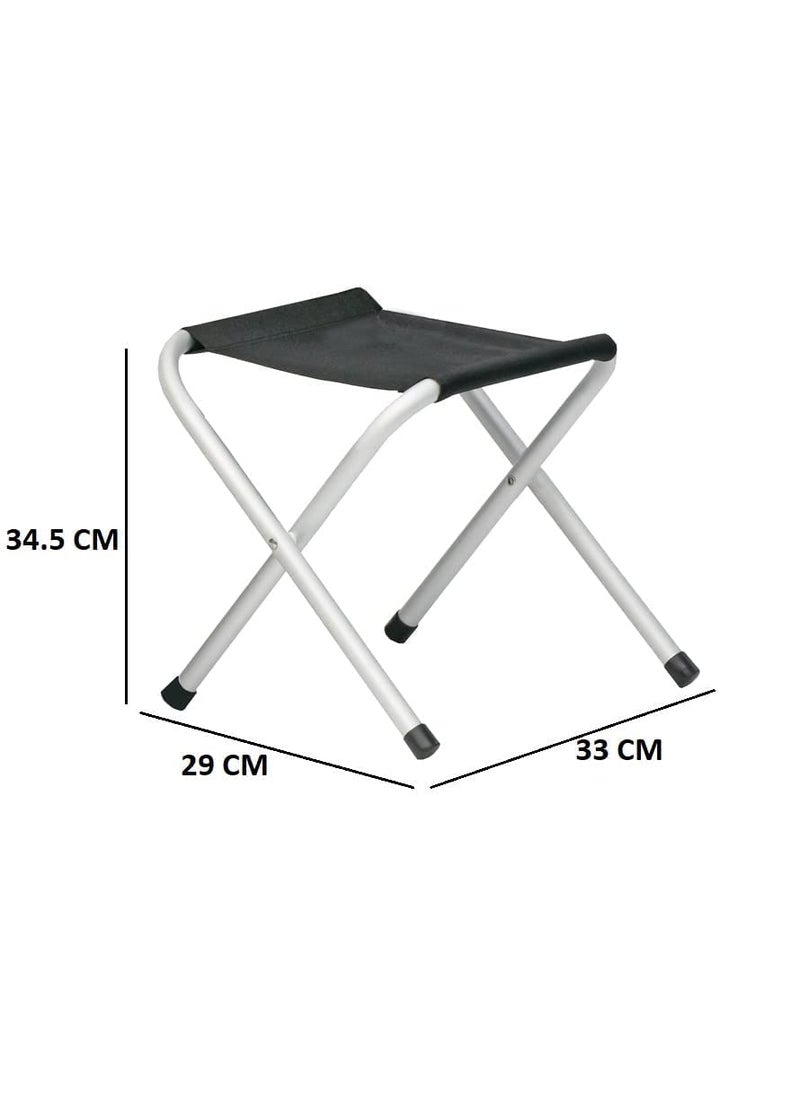 HETVIN Portable Folding Camping Stool for Travelling Hiking BBQ Fishing Chair Picnic Lawn Patio Beach Stool for Adults Lightweight Outdoor Collapsible Camp Stool Barbecue Sitting Garden Stool