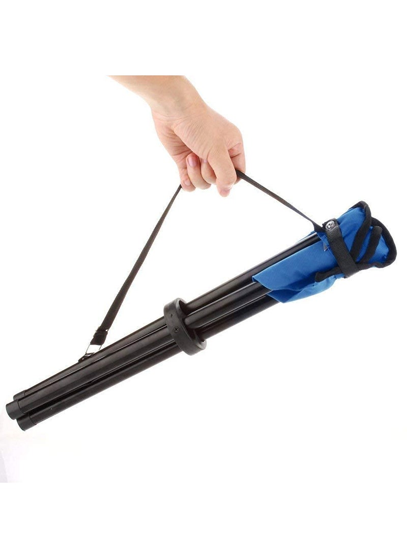 SAJAG Camping Folding Stool Portable 3 Legs Chair Tripod Seat for Outdoor Hiking Fishing Picnic Travel Beach BBQ Garden Lawn with Strap Oxford Cloth Small Size 3 Lag