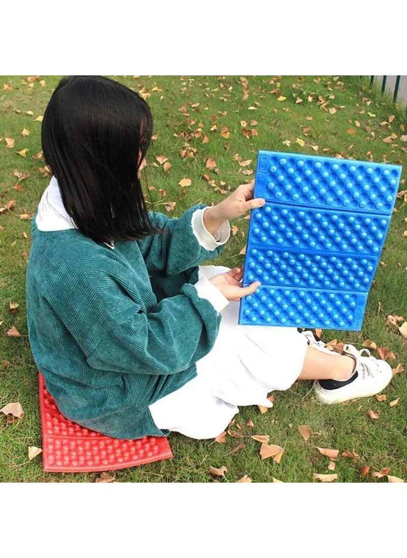 Apurk Foldable Seat Cushion Portable Lightweight Mini Waterproof Foam Mat Seating Pad for PicnicCampingOutdoorTravelFishingBeach Activities Comfort Cushion Pack of 1Multicolor