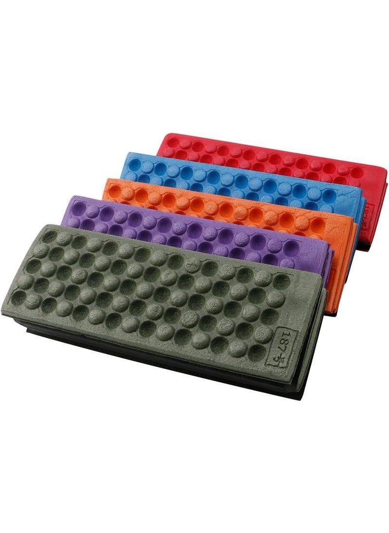 Apurk Foldable Seat Cushion Portable Lightweight Mini Waterproof Foam Mat Seating Pad for PicnicCampingOutdoorTravelFishingBeach Activities Comfort Cushion Pack of 1Multicolor