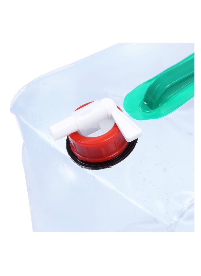 Portable 20L Collapsible Water Storage Carrier Bag for Outdoor Activities - Ideal for Camping, Hiking, Beach Trips, Picnics, and Emergency Use in Gardens and Cycling.