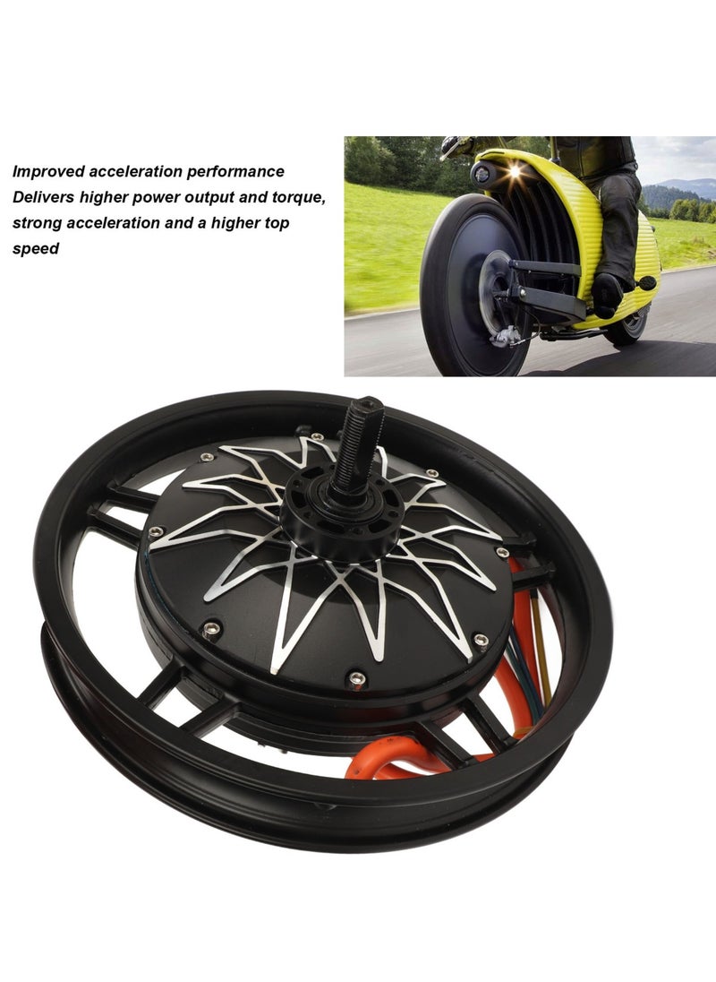 14 Inch Hub Motor 48v/72v 1000/5000w High Power Brushless Disc Brake Hub Motor for Electric Motorcycle Elecric Bike