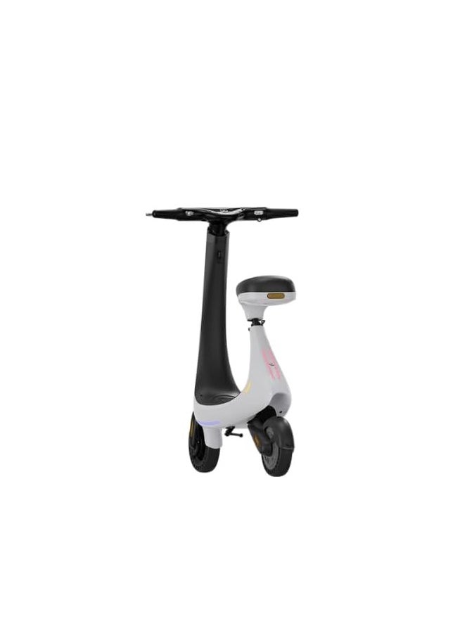 SCT03 PowerMotion Electric Scooter with Seat, 350W Motor, 25 km to h Speed, 45 to 50 km Range, Digital Display, Turn Signals, KeyCard Lock, Front and Rear Shock Absorber, Brake, Lights,