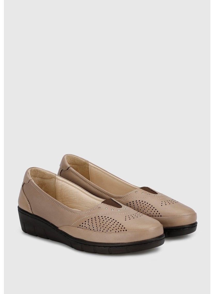 Mink Leather Women's Shoes