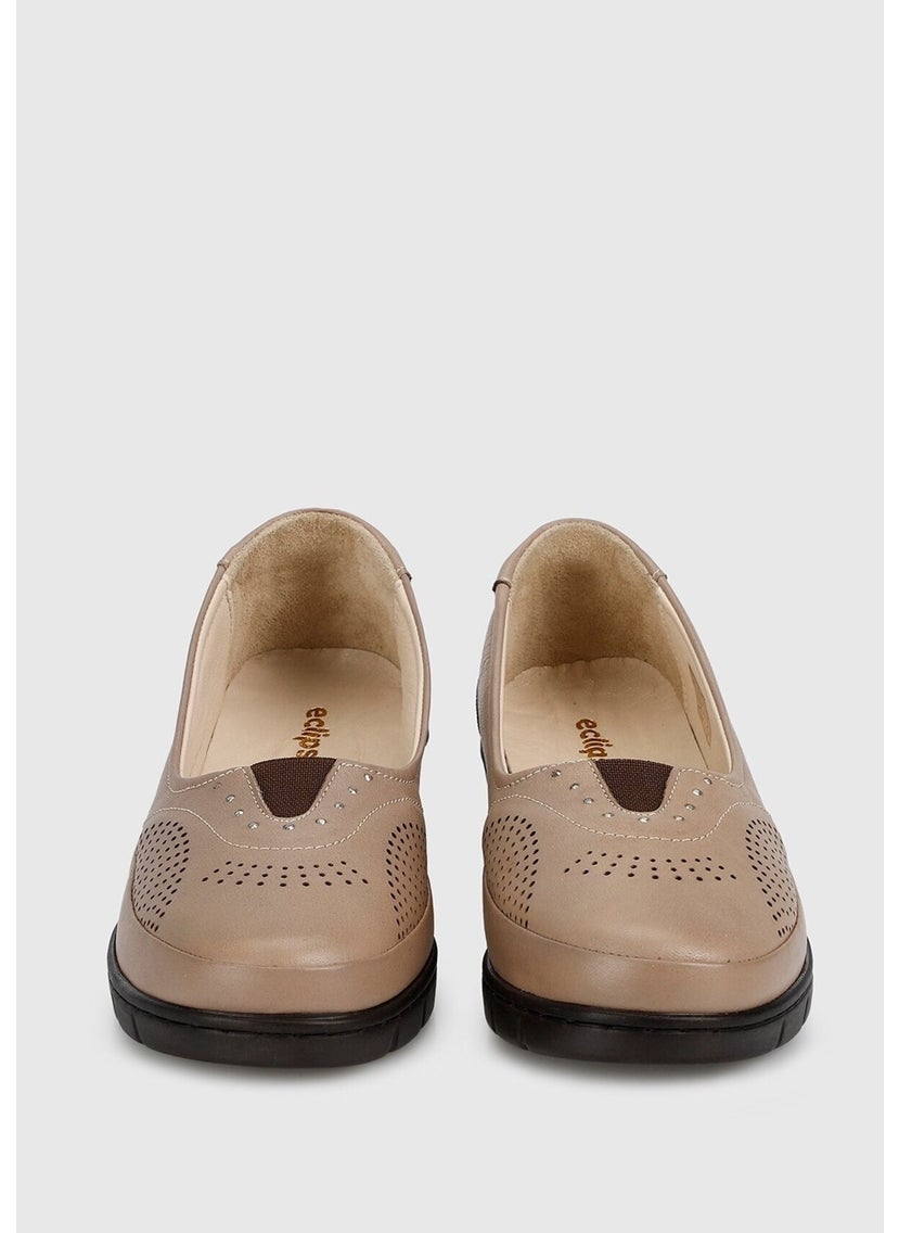 Mink Leather Women's Shoes