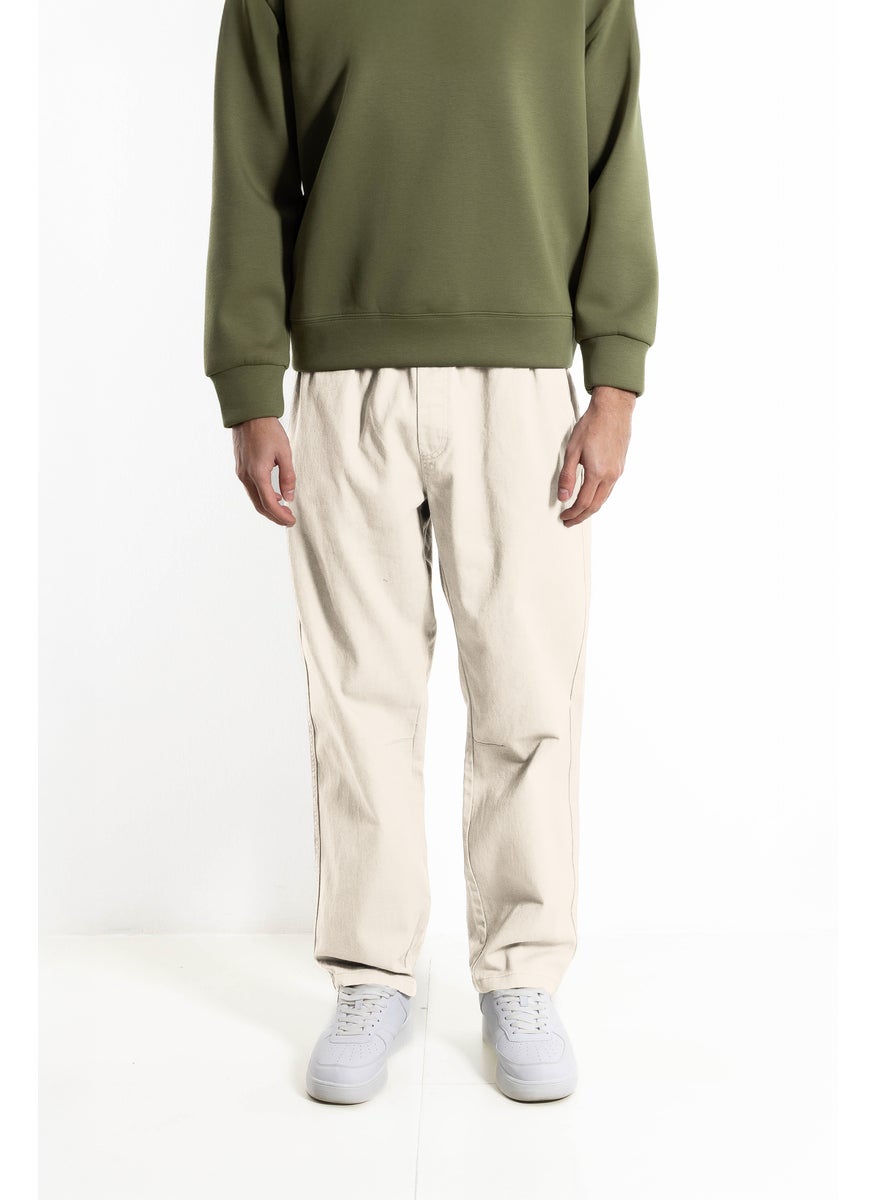 COMFORT FIT DENIM TROUSERS