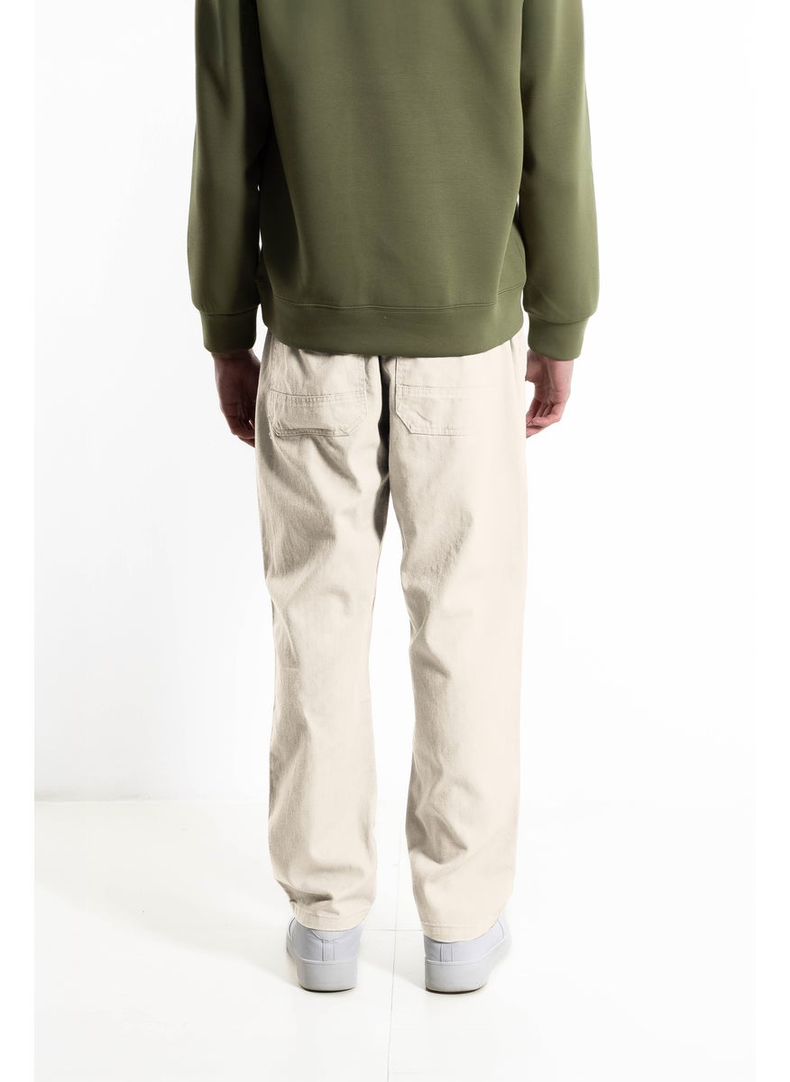 COMFORT FIT DENIM TROUSERS