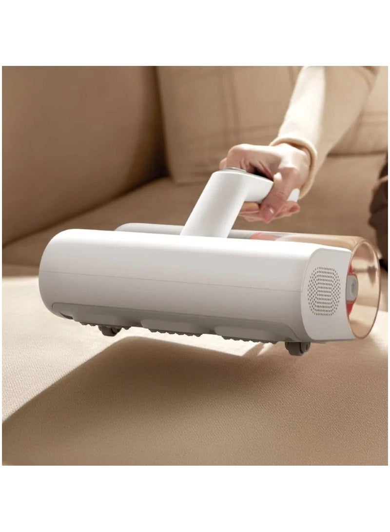Dust Mite Vacuum Cleaner  | 12,000Pa Suction | 50°C hot-air drying | 99% sterilisation | 90% mite removal | UV light irradiation 350 W MJCMY02GB White