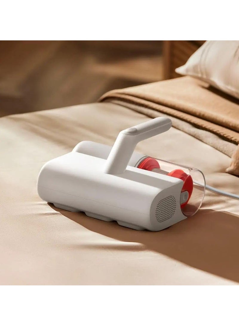 Dust Mite Vacuum Cleaner  | 12,000Pa Suction | 50°C hot-air drying | 99% sterilisation | 90% mite removal | UV light irradiation 350 W MJCMY02GB White