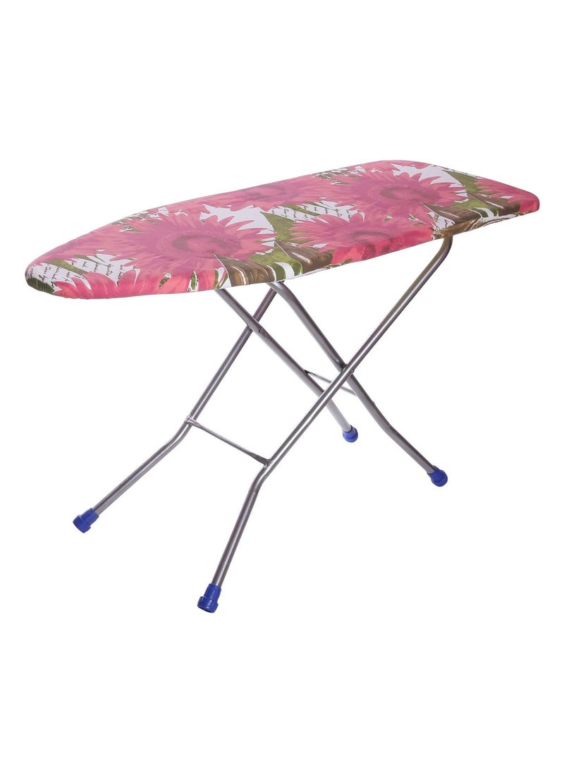Moreyaji Wooden Self Standing Foldable Height Adjustable Premium Ironing BoardIron Table Stand with Press Holder Color May Vary MultiColor Make in India