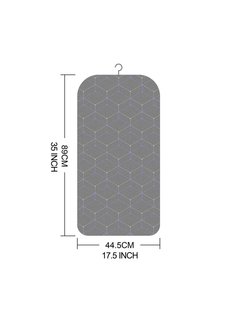 Exclen Hanging Ironing Board Hanger Ironing Board Foldable Ironing Board Portable Ironing Board with Hanger Size 35X175