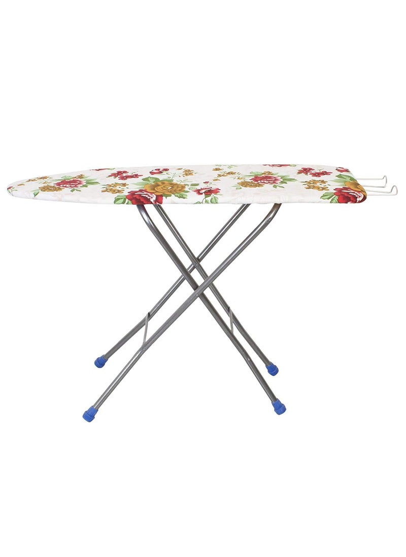 Maanit Ironing Board Iron Table Ironing Board Wooden Top Folding 122 X 40 cm Universal Size
