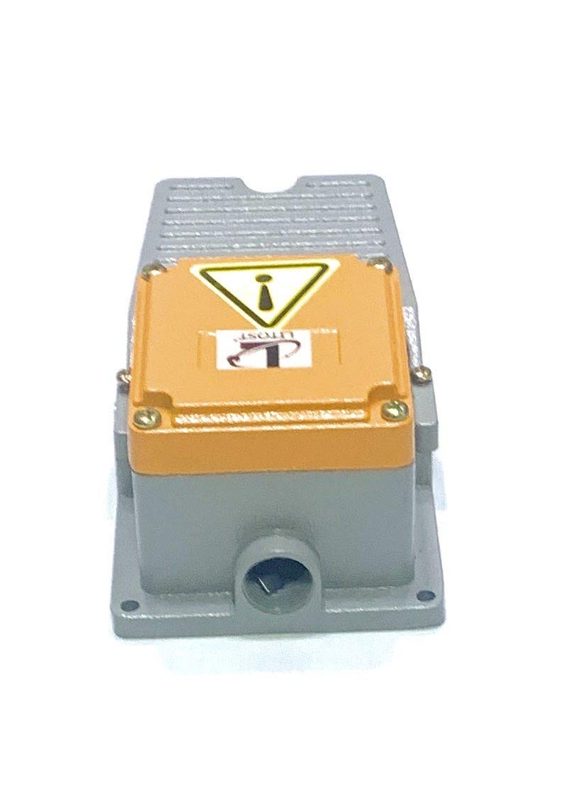 Litost Foot Switch 15A 220 Volt DC 380 Volt AC Sewing Machine Speed Controller Type FootA9 Heavy Duty OrangeGrey