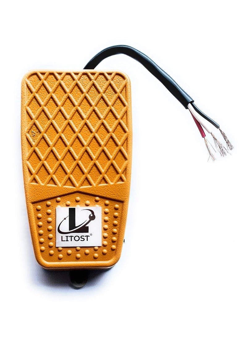 Litost Foot Switch 10A 240 Volt AC Sewing Machine Speed Controller Type FootA6 Orange
