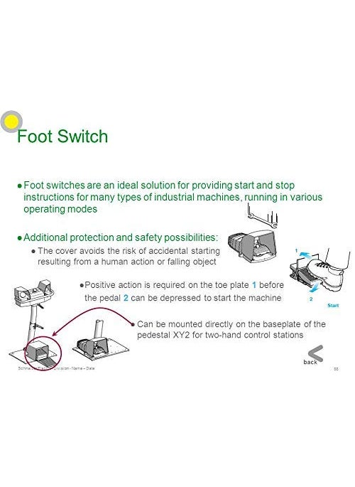 Litost Foot Switch 10A 240 Volt AC Sewing Machine Speed Controller Type FootA6 Orange