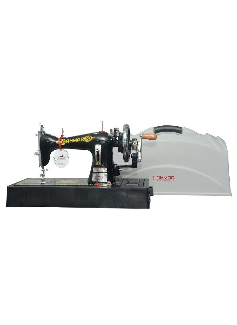 AHMAR SUPER TAILOR SEWING MACHINE WITH HANDLEBASECOVER