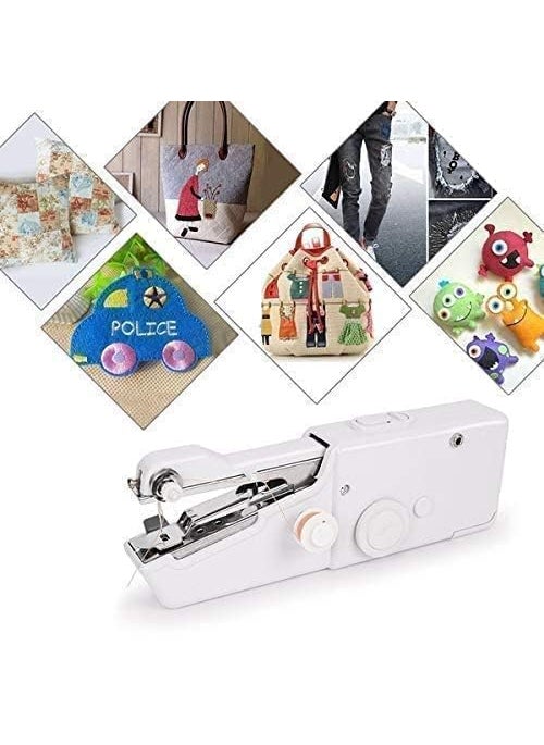 GREY STAR Electric Handy Stitch Handheld Sewing Machine For Emergency Stitching Mini Hand Sewing Machine Stapler Style Silai Machine Home Tailoring Hand Machine Mini Silai