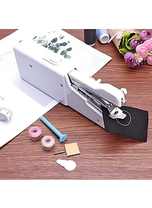 GREY STAR Electric Handy Stitch Handheld Sewing Machine For Emergency Stitching Mini Hand Sewing Machine Stapler Style Silai Machine Home Tailoring Hand Machine Mini Silai