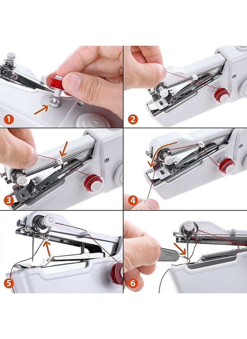Electric Handy Stitch Sewing Machine Stapler Style Silai Machine for Garment Cloths Home Household HandOperated Home Tailoring Sewing Tool Repairing Accessories