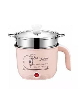 Chhogli Electric Cooking Pot 18 Litre Multi Purpose Cooker Mini Electric Cooker Steamer Cook pots for Cook Noodleshot PotRice Porridge for Home Office and Travel Multicolors