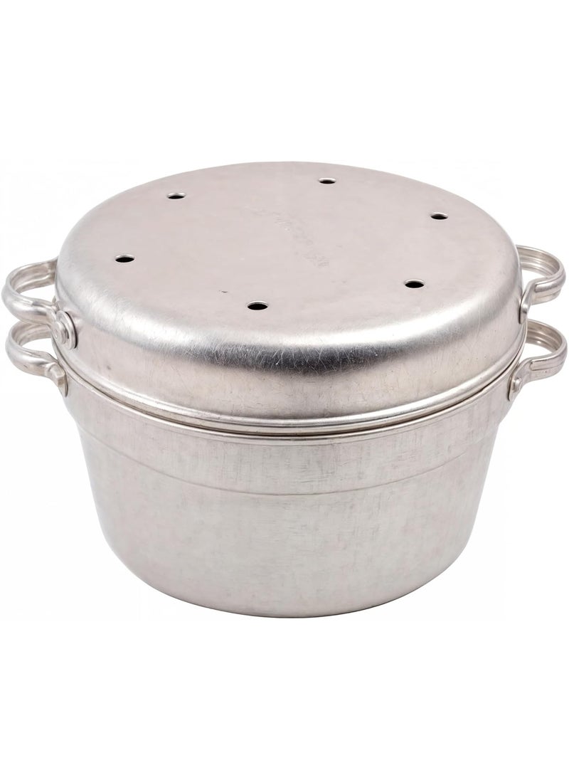 SHAPAT Alluminium Handva Cooker Multi Purpose Cooker Cake Cooker for Baking On Gas Small1 L