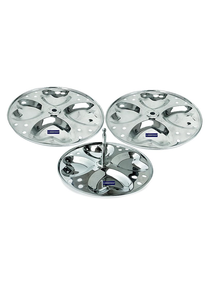 TENNYSON IDLI MAKER DELIGHT HEARTS 3 PLATES 12 IDLIES