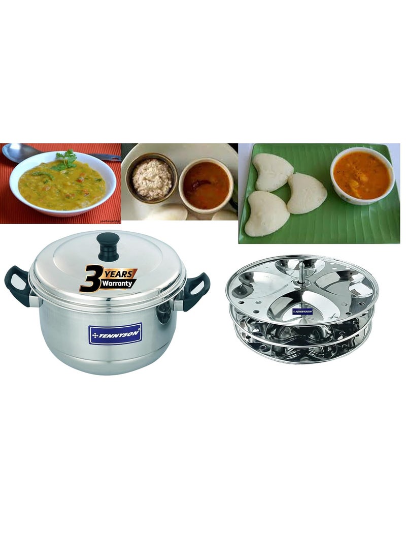 TENNYSON IDLI MAKER DELIGHT HEARTS 3 PLATES 12 IDLIES