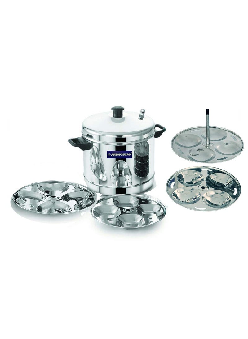 TENNYSON Square IDLI Maker SRH4 Silver