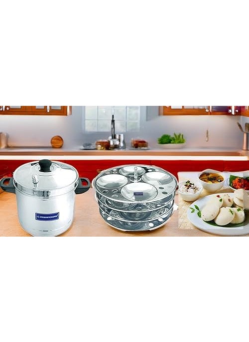 TENNYSON IDLI Maker with 4 Plates 16 IDLIES SPINNOLSMALL