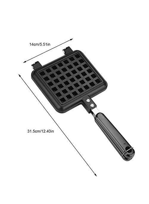 Non Stick Waffle Maker Double Sided Waffle Sandwich Maker Non stick Double Side Biscuits Mould Pot Bakeware gas StoveTop Kitchen Breakfast Pancakes SQURE WAFFLE MAKER